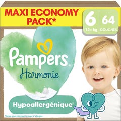 Pampers Harmonie Hypoallergenic Diapers Size 6 13+ kg 64 pcs