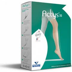 Actys Calcetines 35 Clase 3 Pie Abierto Natural Talla 4N 1par