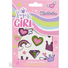 Martinelia Supergirl Glitter Tattoo 1 stk