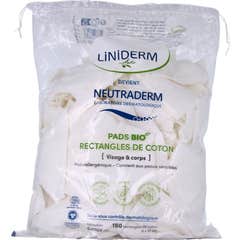 Neutraderm Pads Bio Rectángulos de Algodón 180 uds