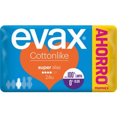 EVAX Compresa Cottonlike con Alas 24uts