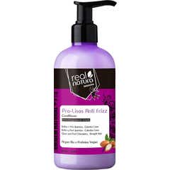 Real Natura Condicionador Sem Sal Pro-Lisos Anti Frizz Argan 300ml