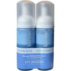 2-in-1 Cleansing Mousse Cream Duo 2x150 ml