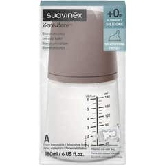 Suavinex Biberón Anticólico Silicona Adapt +0M Caramel 180ml 1ud