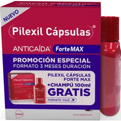 Pilexil Pack Forte Max 90caps + Champú 100ml