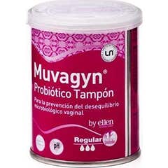 Muvagyn Tampón Probiótico Regular 9uds + Aplicador