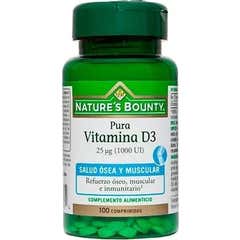 Nature'S Bounty Vit D3 25 mg 1000 Ui 100 Tablets