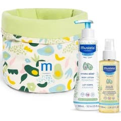 Mustela Kit Cesta Festa Bebé Hydra Leite + Óleo Massagem
