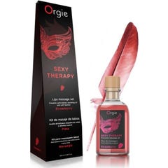 Orgie Strawberry Lip Massage Kit