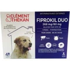 Fiprokil Duo Gd/Chien 4 Pipetas 2 68Ml