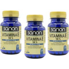 Sanon Pack Vitamina E 100% 550mg 3x100caps