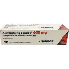 Sandoz Acetilcisteína 600mg 20comp