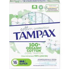 Tampax Bio Tampon de Algodon Super 16uds
