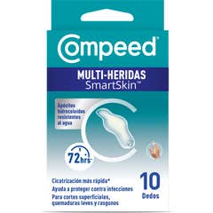 Compeed Multi-Heridas Smart Skin Apósitos Hidrocoloides Dedos 10 uds