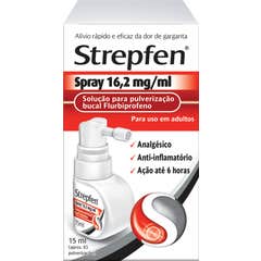 Strepfen Spray 16.2mg/ml Flurbiprofeno SoluÃ§Ã£o PulverizaÃ§Ã£o 15ml