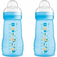MAM Baby Easy Active Biberon Blu Brillante 2x270 ml
