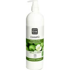 NaturaBio Cosmetics Shampoo Vitalità Aloe Vera & Mela 740ml