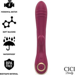 Cici Beauty Premium Silicone Rabbit Vibrator 1ud Cici Beauty Premium Silicone Rabbit Vibrator 1ud