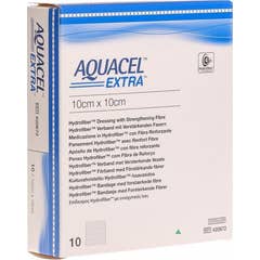 Convatec Aquacel Extra Aposito Hidrofibra 10x10cm 10uds