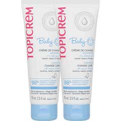 Topicrem Baby Crema Cambio Pañal Acción Barrera Pack 2x75ml
