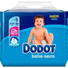 Pannolini Ultra Dry Dodot taglia 5 11-16 Kg 80uds