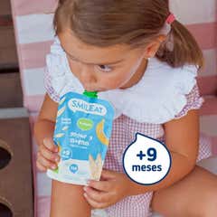 Smileat Pouch Ecológico de Yogur y Avena 100g
