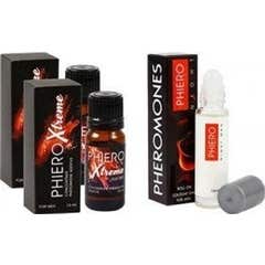 Phiero Xtreme concentrado de feromonas 10mlx2uds + perfume con feromonas 10ml