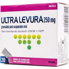 Ultra Levura 250mg 20 sobres