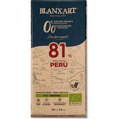 Blanxart Chocolate Negro 81% Perú Bio 80g