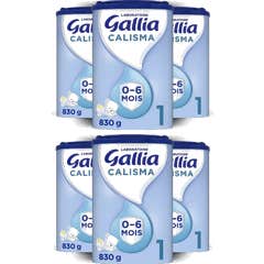 Gallia Calisma Pack Leche Infantil 1 0-6M 6x830 g