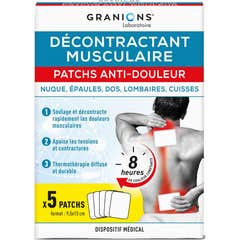 Granions Parches Anti-Dolor Descontracturante Muscular 5uds