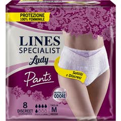 Lines Specialist Lady Pants Discreet Taglia M 8 Unità