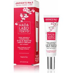 Hada Labo Tokio Rood Anti-Ageing Oog- en Lipcontour 15ml