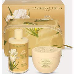 L'Erbolario Iris Bianco Beauty Case Gemma 300 ml + 300 ml