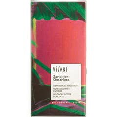 Vivani Choco Negro Avellanas Enteras Orgánico 100 g