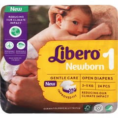 Libero Newborn 1 Pañal 2-5kg 24uds