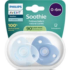 Philips Avent Soothie Chupete Eco Azul 0-6M Scf099/21 2uds