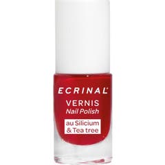 Ecrinal Esmalte de Uñas Silicio & Arbol del Té Rosa Rojo 5 ml