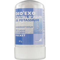 DEO'EXO - Profumo di cristallo di allume di potassio 60g