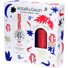 Roger & Gallet Gingembre Rouge Cofre Agua Perfumada + Vela