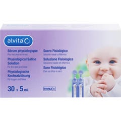 Alvita neues steriles physiologisches Serum in Einzeldosis 30 Stück