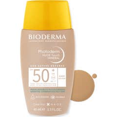 Bioderma Photoderm NUDE Touch Mineral SPF50+ Dorado 40ml