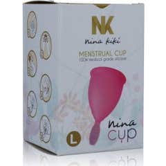 Nina Kiki Cup Copa Menstrual Talla L Rosa 1ud