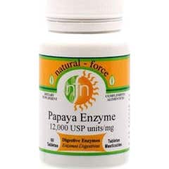 Natural Force Enzimas de Papaya 60 comp