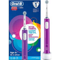 Oral B Violett Junior wiederaufladbare Bürste