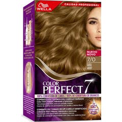 Wella Color Perfect 7 Kit 100% Cobertura de Canas 7/0 Rubio Medio