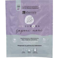 La Saponaria EcoPowder Refill Jabón Manos Árbol Té Lavanda 25 gr