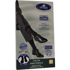 Sauber Media Hombre Negro Spiga Ne de 140D Talla P 1 Par