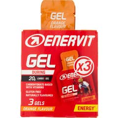 Enervit Pack Sport Gel Naranja 3x25ml