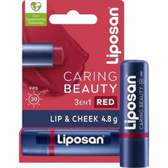 Liposan Caring Beauty Lip Cheek Red Spf30 4.8 g